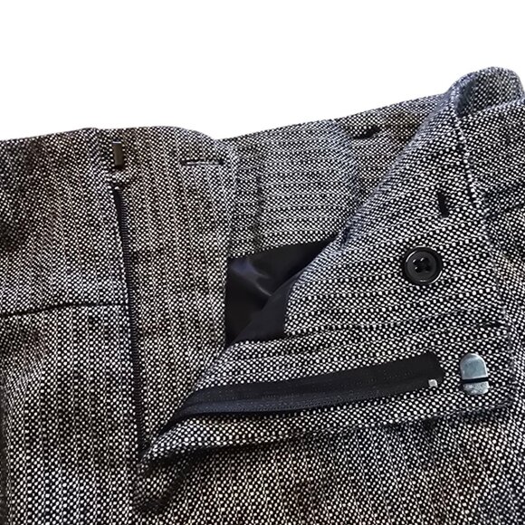 BANANA REPUBLIC Belted Wool Blend Mini sz 6 - Picture 6 of 10